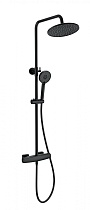 Душевая стойка Wonzon&Woghand Neo WW-B3035-A-MB термостат, черный матовый