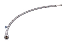 Подводка для смесителей СТМ сталь, 1/2xM10x60 см., длинный штуцер CWFLS060