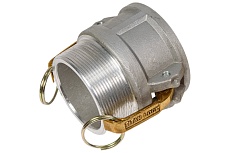 Камлок соединение типа B (2.5&quot;; розетка; наружная резьба BSP; алюминий) TITAN LOCK TL250BAL