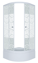 Душевой уголок Тритон Стандарт Узоры В 90х90