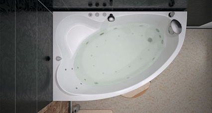 Акриловая ванна Aquanet Mayorca 150x100 L, арт. 00204008