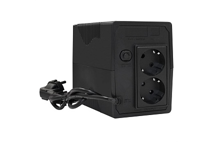 Источник бесперебойного питания Exegate Power Back BNB-1000.LED.AVR.2Schuko, Black 292785