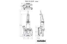 Шлифователь по бетону Metabo RSEV 19-125 RT 603825710