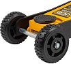 Подкатной гидравлический домкрат JCB на резиновых колесах в комплекте с удлинителями 2.5т, h min 140мм, h max 677мм, удлин.76x54мм 2 шт., колеса 150/200мм JCB-TH32506S(57362)