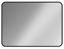 Зеркало Vincea VLM-3VC100B 100x80 см, сенсорный выключатель и диммер, черный