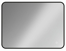 Зеркало Vincea VLM-3VC100B 100x80 см, сенсорный выключатель и диммер, черный
