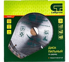 Пильный диск по дереву (210х30 мм; 36T) Сибртех 732907