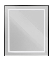 Зеркало BelBagno SPC-KRAFT-700-800-SENS-NERO 70x80 см сенсорный выключатель, черный