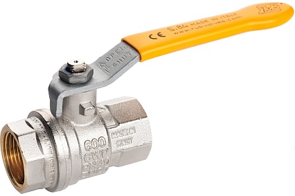 Шаровой кран для газа RUB 1 DN25 PN40, ВР-ВР, серия ROMA (S.84), ручка S84F00