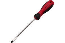 Шлицевая отвертка REDMARK 4х100 мм с двухкомпонентной рукояткой RM80712