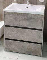 Мебель для ванной Art&Max Family 75 см напольная Cemento Veneto
