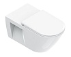Подвесной унитаз Catalano Comfort 0911700001 безободковый, белый глянец