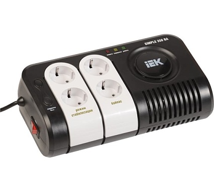 Стабилизатор напряжения IEK Simple 0.35кВА IVS25-1-00350 290122