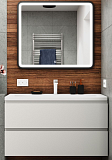 Мебель для ванной Art&Max Bianchi 100 см, белый глянец