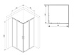 Душевой уголок Am.Pm Gem S W93G-403-090BT 90x90 прозрачный, черный матовый