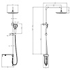 Душевая стойка Lemark LM8810C