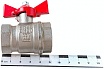 Латунный шаровой кран для воды Valfex OPTIMA 3/4" ВР/ВР бабочка VF.217.NLB1.034.Bir