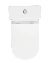 Унитаз-компакт Aquatek Optima Plus AQ4452-00 безободковый, смыв торнадо, с микролифтом