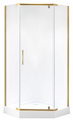 Душевой уголок Niagara Nova NG-6405-08 90x90 прозрачный, золото
