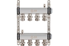 Коллекторная группа AV Engineering AVE134, 4 выхода AVE13400104