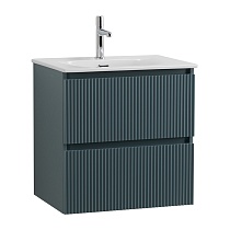 Мебель для ванной BelBagno Uno 60 см Голубой матовый