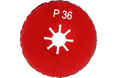 Диск шлифовальный фибровый полужесткий 125х22.3 мм, Р36 S.E.B. 508AK-125P36