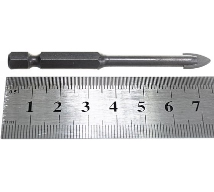 Сверло по кафелю и стеклу (6 мм; шестигранный хвостовик) EКТО DS-109-0600-0075