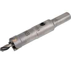 Коронка по металлу 14 мм с пластинами ВК8 WOLFSTAR cw00001