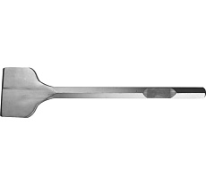 Зубило &quot;ЭКСПЕРТ&quot; лопаточное для отбойных молотков и бетоноломов (125х500 мм; шестигранник 28 мм) Зубр 29379-125-500