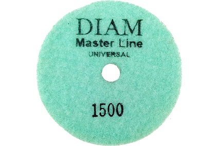 Круг алмазный гибкий шлифовальный Master Line Universal (100х15 мм; №1500; сухая/мокрая) Diam 628