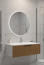 Мебель для ванной ЗОВ Кито 100 см белый/тростник