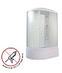 Душевая кабина Parly Bianco EB1221R 120x80 правая, жемчужное стекло, белый