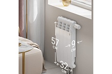 Радиатор Royal Thermo BiLiner 500 /Bianco Traffico VR - 4 секции НС-1196679