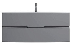 Тумба с раковиной Jacob Delafon Nona 120 см, серый антрацит