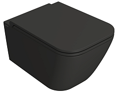 Подвесной унитаз Globo Stone STS05.SK 52x36 безободковый, smoke