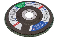 Круг лепестковый торцевой КЛТ 1, 125x22.23 мм, цирконий, P80 CARBODISK Н0160547 00-00016187