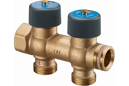 Гребёнка Oventrop 3/4", Multidis R 2, количество отводов-2, выход-3/4" 4200552
