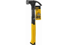 Молоток DeWalt одноэлементный, с изогнутым гвоздодером, 454 г DWHT51439-0