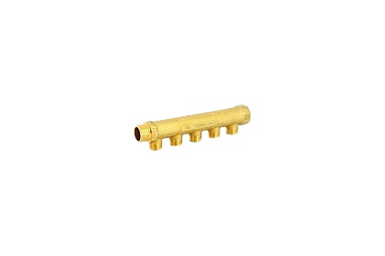 Коллектор Tiemme НВ 3/4", 5 выходов, 1/2", Н 36 мм 1910003