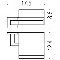 Держатель туалетной бумаги Colombo Basic Q B3791.CR хром