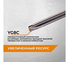 Зубило мини плоское твердосплавное SDS-plus 10х160 мм RAGE 558210