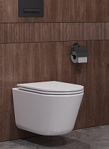 Подвесной унитаз Cezares Liner-Tor CZR-3808-53-TH-TOR/SC безободковый, смыв Торнадо, сиденье soft close