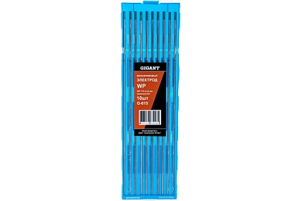 Электроды вольфрамовые WP 175 (10 шт; 2.4 мм; зеленый; AC) Gigant G-615