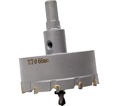 Коронка по металлу 66 мм с пластинами ВК8 WOLFSTAR cw00047
