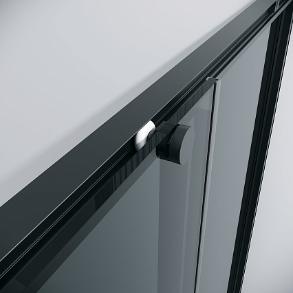 Душевой уголок Grossman Galaxy 300.K33.01.8080.21.10 80x80 тонированный, черный матовый