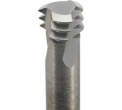 Резьбофреза твердосплавная BSKT 3-витковая М4 шаг 0.7мм AlTiSiN 3.15х12х50х6мм BSE035S018