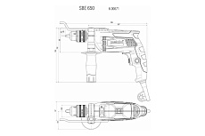 Ударная дрель Metabo SBE 650 600742000