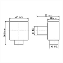 Шланговое подключение WasserKRAFT Glan A178 черный глянец