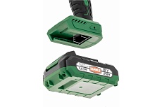 Аккумуляторная дрель Hammer (13180) бесщеточная, 18в 2x2ач liion, 10мм 0-400/0-1400 об/мин, 45нм в кейсе ACD18BLC