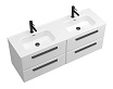 Мебель для ванной Cezares Eco-Cer-N 140 см, 4 ящика Bianco Lucido